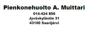 Pienkonehuolto A. Muittari